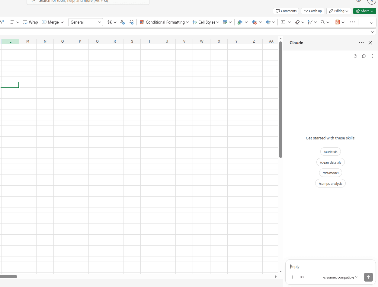 Sidebar Claude aktif dengan model ks-sonnet-compatible siap pakai